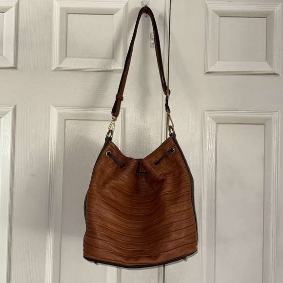 Il Duca Made In Italy Brown Leather Hobo Bag - Picture 3 of 8